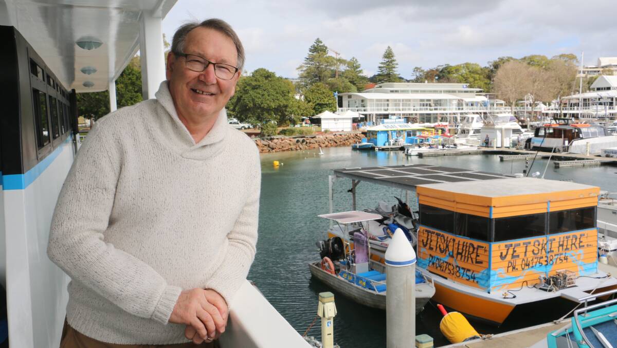 Peter Clough in Nelson Bay in 2017.