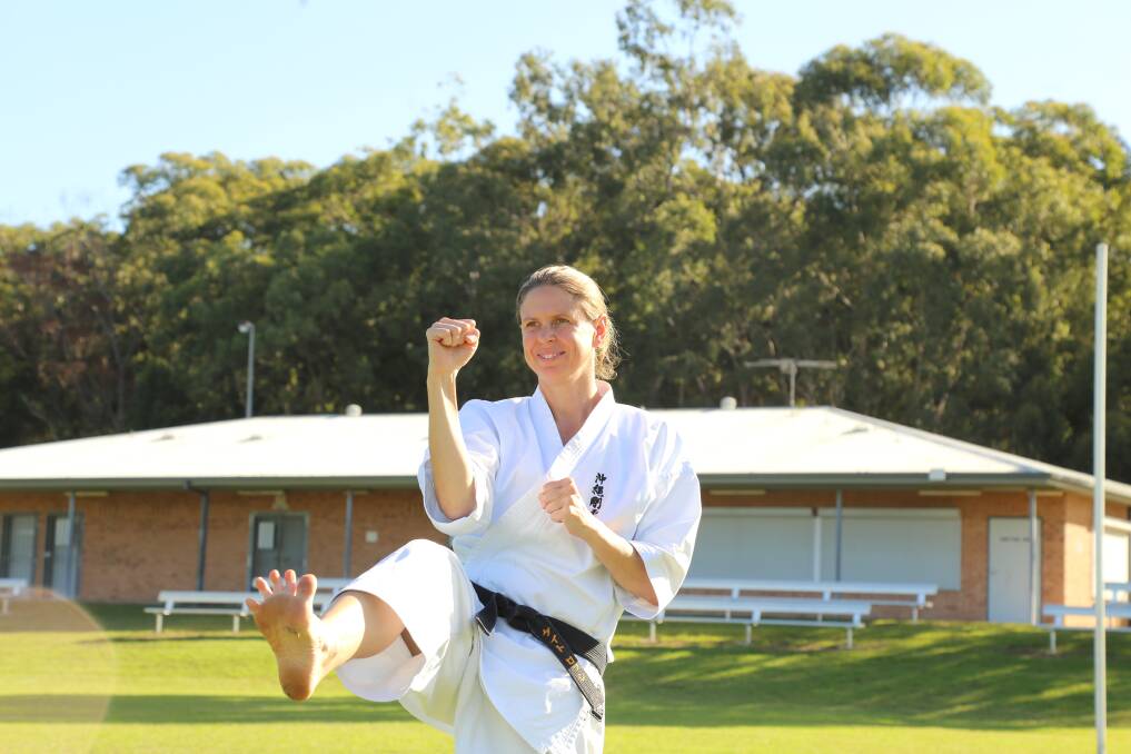 Kate Prout at Ferodale Sports Complex, where she will open a dojo from April 29. Picture: Ellie-Marie Watts