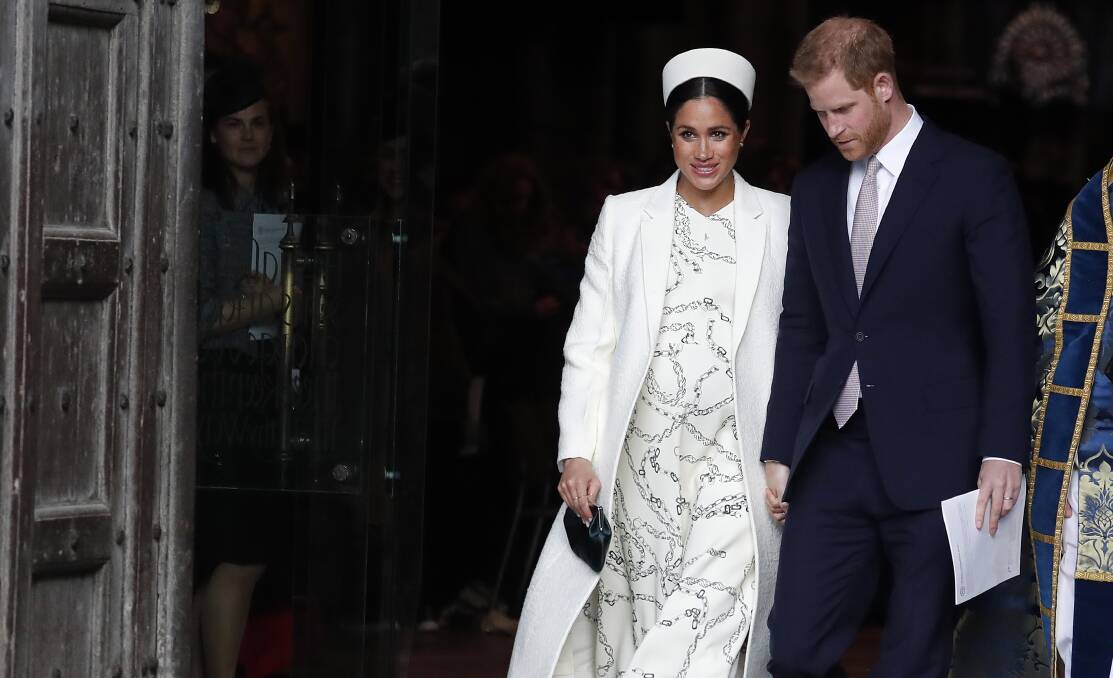 The Duchess and Duke of Sussex. Picture: AP/Frank Augstein