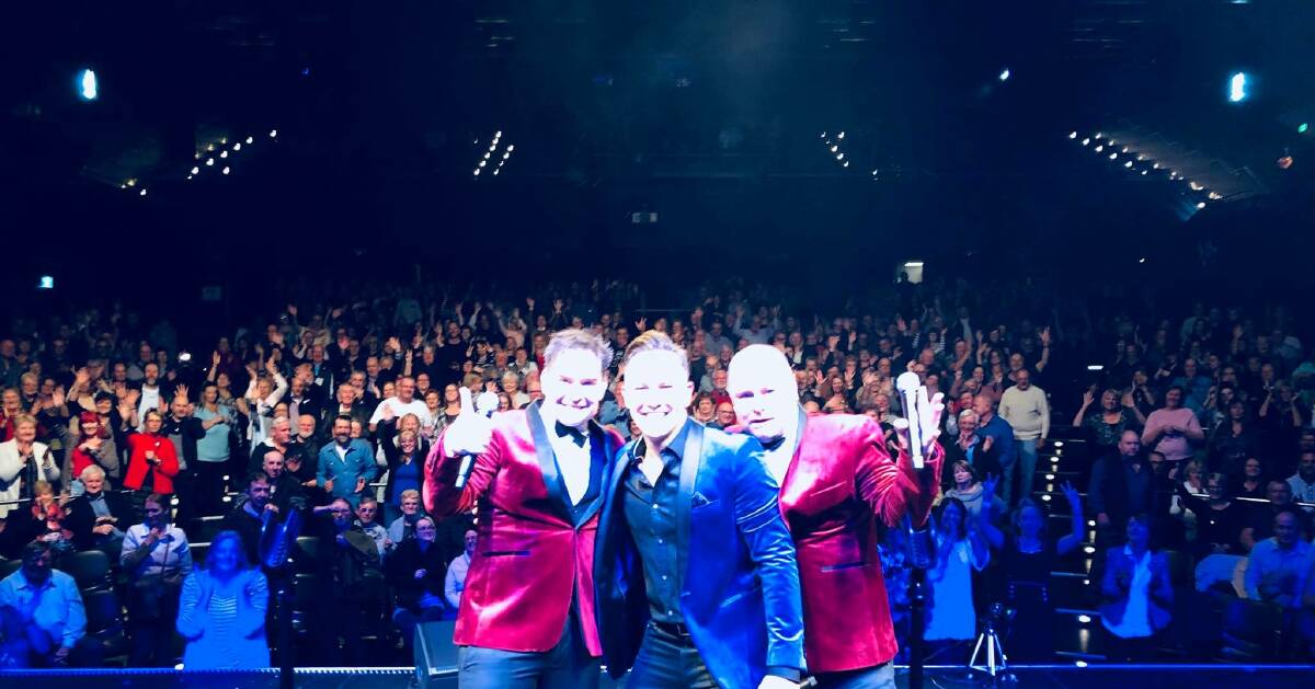 The classic hit shows featuring Ben and Geoff Robertson and Simon Brook McLachlan (middle). Picture: Facebook/Robertson Brothers (Official Music Page)
