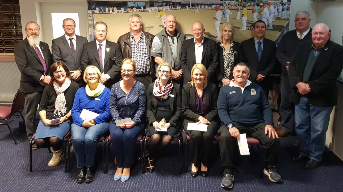 ClubGRANTS recipients at Nelson Bay Bowling Club on July 11.