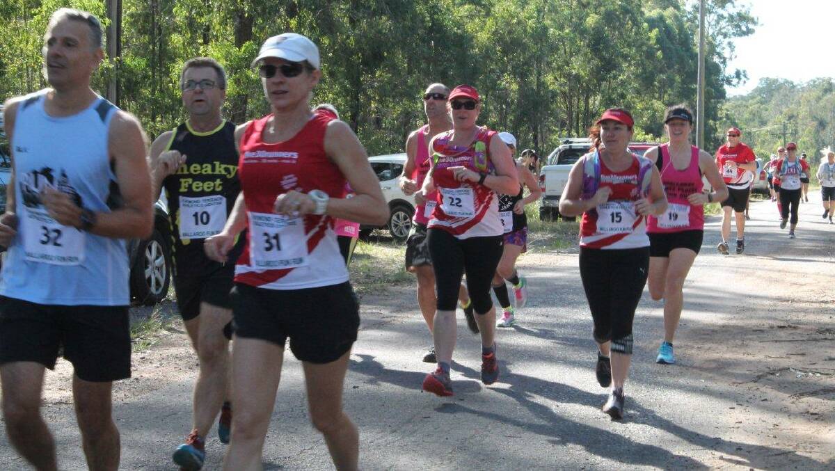 CANNED: Competitors in the 10km event of the 2016 Wallaroo State Forest Fun Run. Picture: Supplied