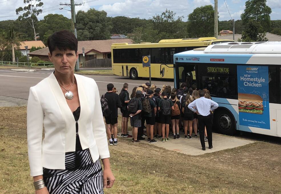 Port Stephens MP Kate Washington will host two community meetings on Monday and Tuesday to hear from parents and carers concerned with school bus services. Picture: Supplied