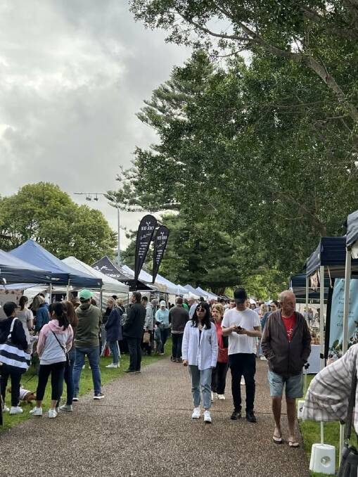 Homegrown Markets host a monthly market along the Nelson Bay foreshore.