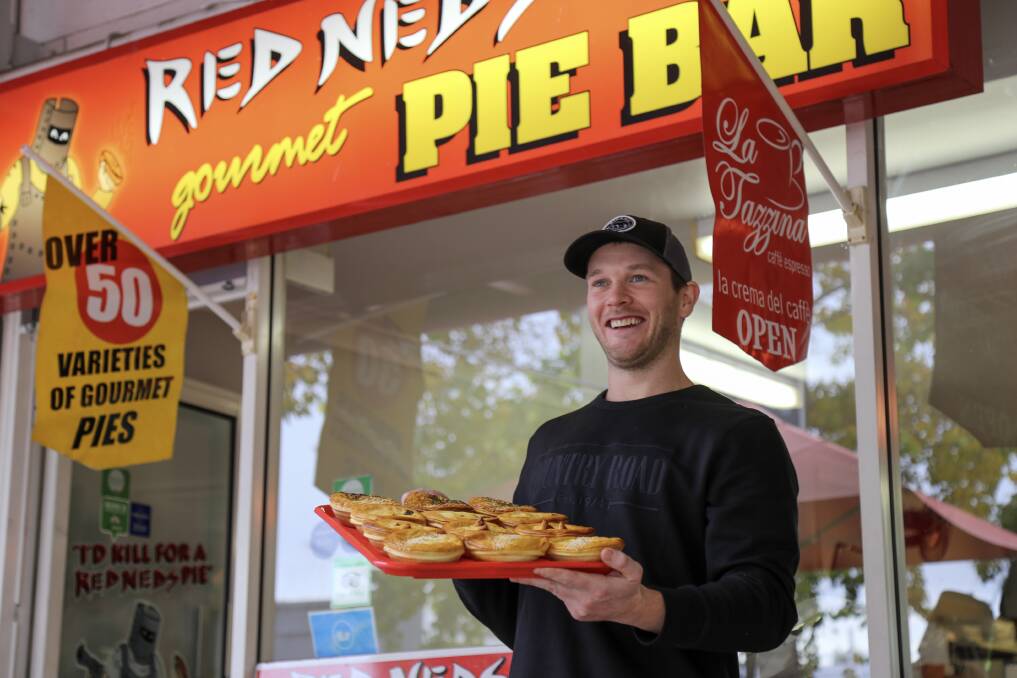 Red Neds Gourmet Pie Bar in Nelson Bay. Pictures: Ellie-Marie Watts