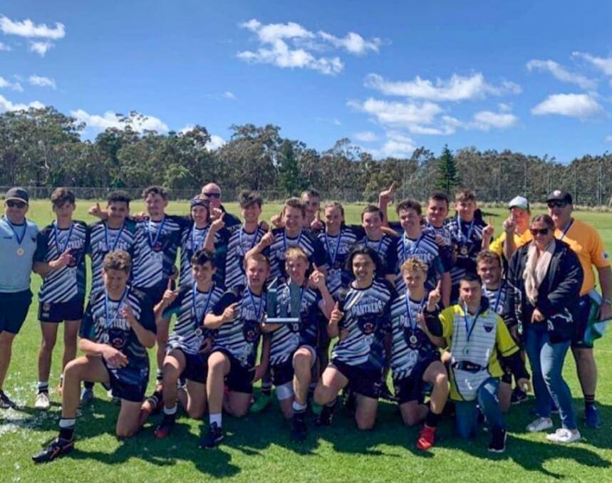 VICTORY: The Mallabula Panthers under-17 side defeated Central Charlestown 26-10 in the Hunter Valley Combined grand final on Saturday. They were the only junior Panthers team to compete in 2020.