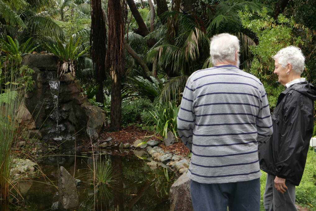 Stella Savory and Kevin Stokes at Hunter Region Botanic Gardens.