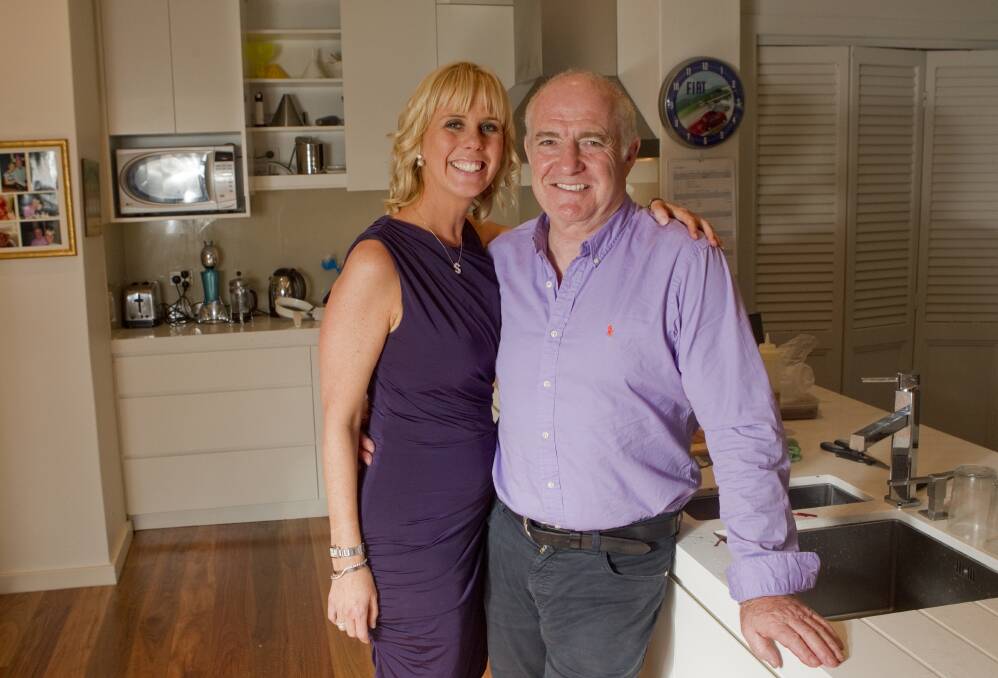 Sarah and Rick Stein in their Sydney home. Picture: Lee Besford
