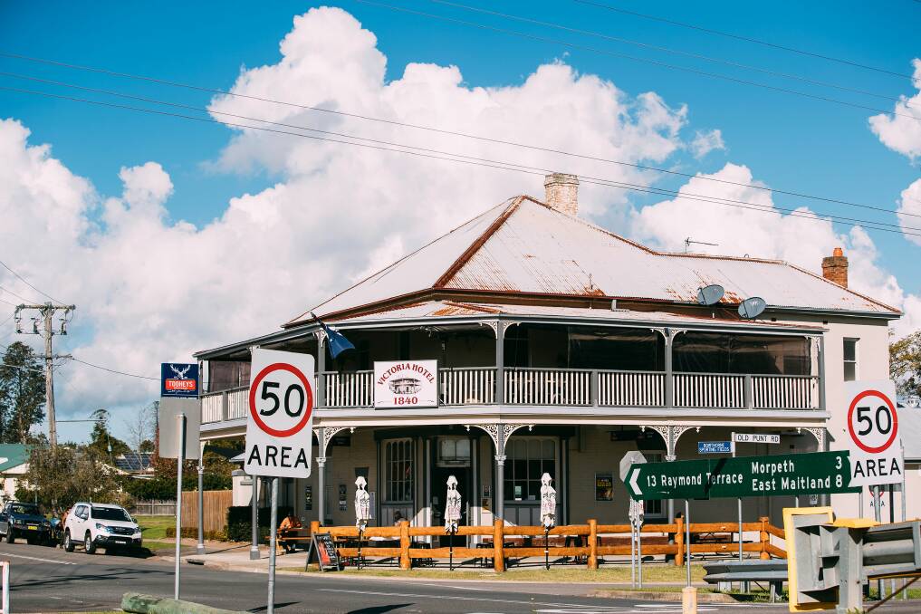 GO WEST: Visiting Port Stephens? Check out the historic township of Hinton, which was once a bustling river town, and its unique Victoria Hotel.