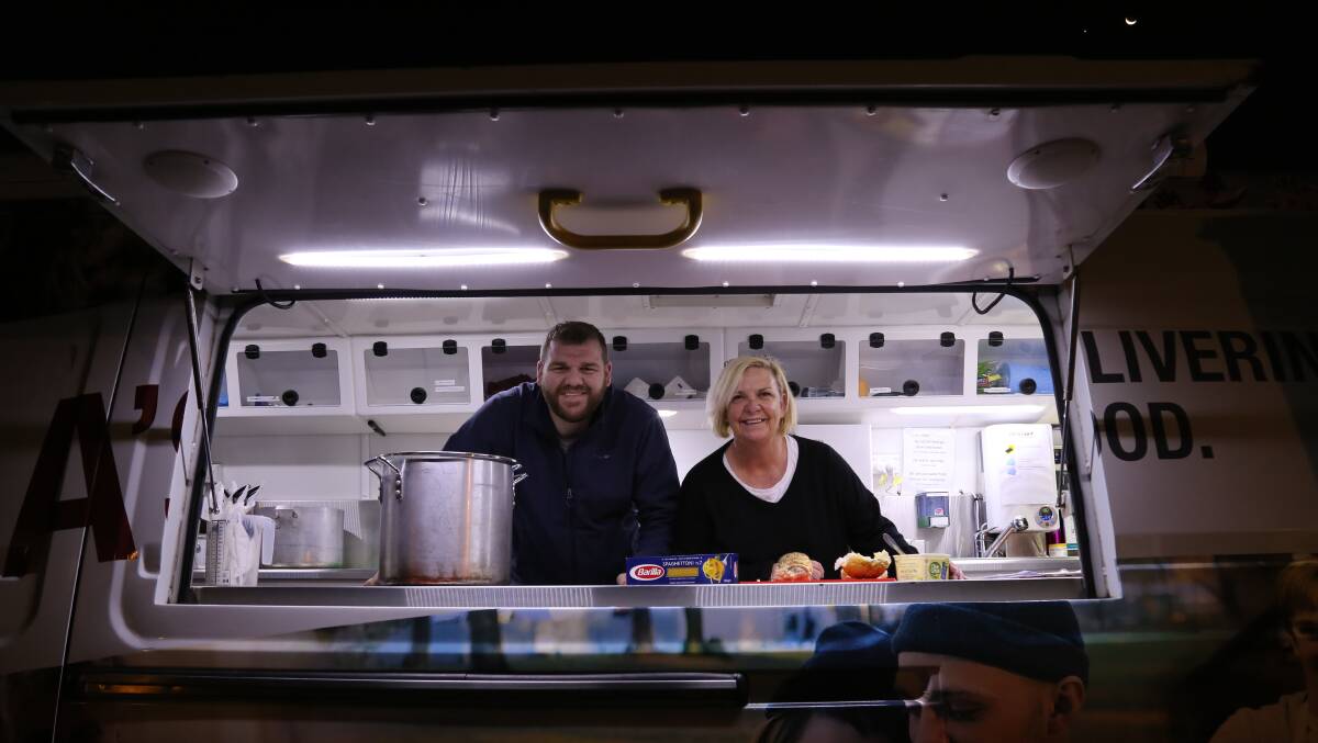 The DARA food van and Orange Sky Laundry is now operating at All Saints Anglican Church, Nelson Bay on a Monday night. Pictures: Ellie-Marie Watts
