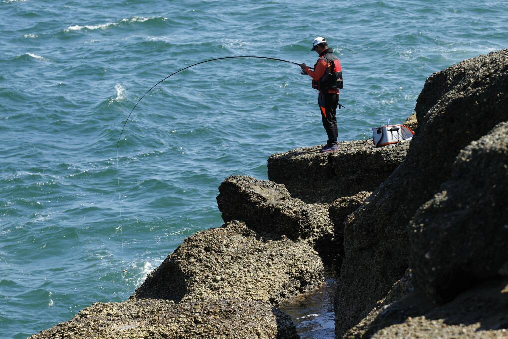 WEAR IT: Rock fishers in Port Stephens are set to face fines if they don't wear life jackets at places like Iluka Reserve, Barry Park and Noamunga Reserve.