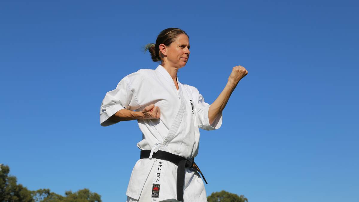 NEW VENTURE: Kate Prout is opening a Okinawan Goju Ryu karate jutsu dojo at Ferodale Sports Complex. Lessons for juniors begin April 29. Picture: Ellie-Marie Watts