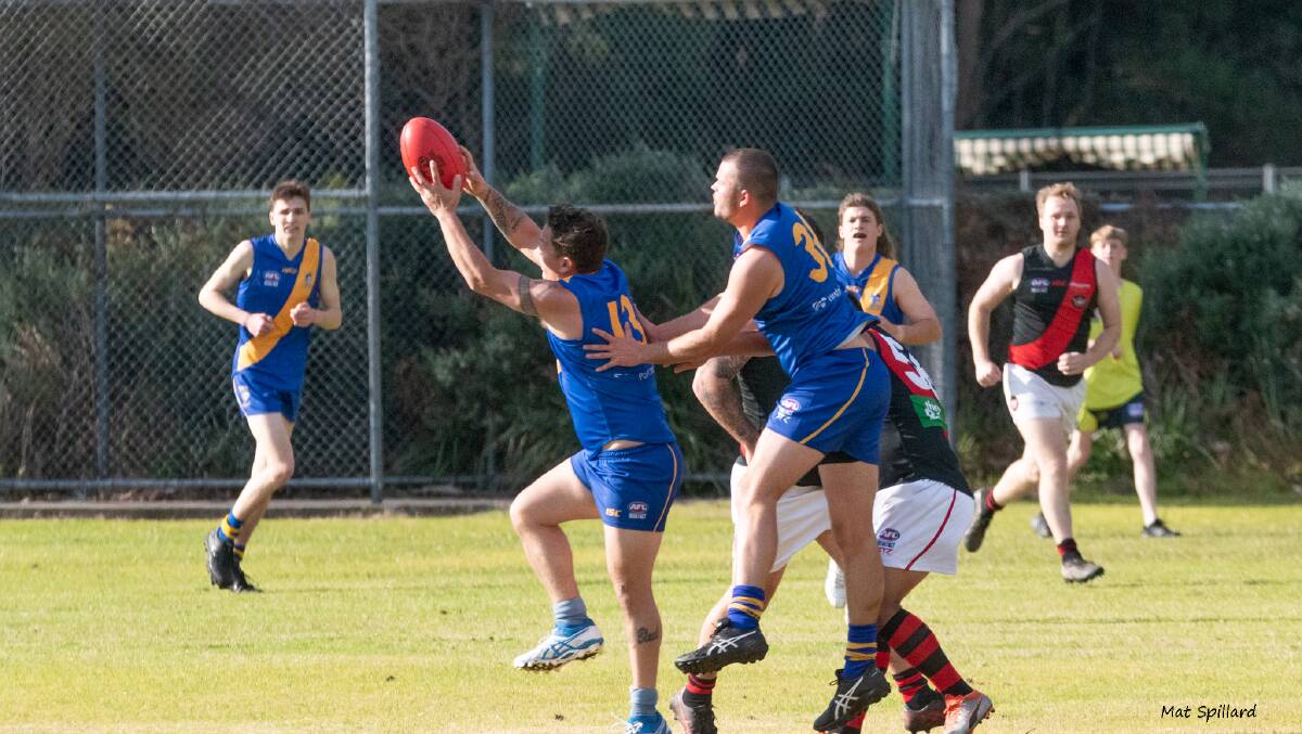 Nelson Bay v Killarney Vale at Dick Burwell Oval on July 16, 2022. The Marlins will face Newcastle City in the qualifying final on Saturday, September 3. Picture by Mat Spillard.