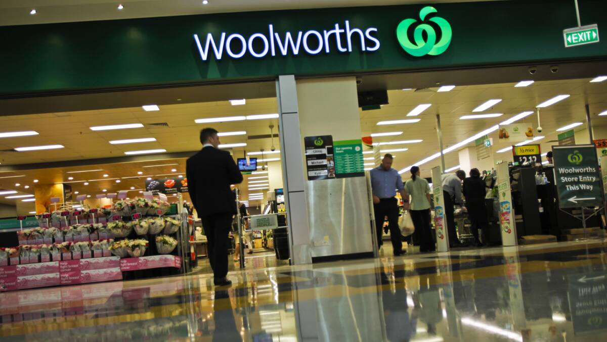 PROTECTION: Face masks are being "strongly encouraged" in Woolworths stores.