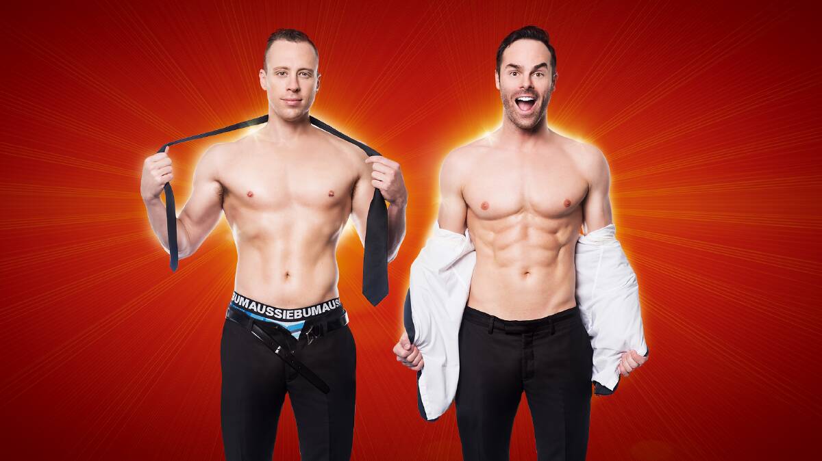 UNUSUAL: Christopher Wayne and Mike Tyler will tour their show The Naked Magicians to Nelson Bay in April. The Examiner has a double pass to give away to the show.