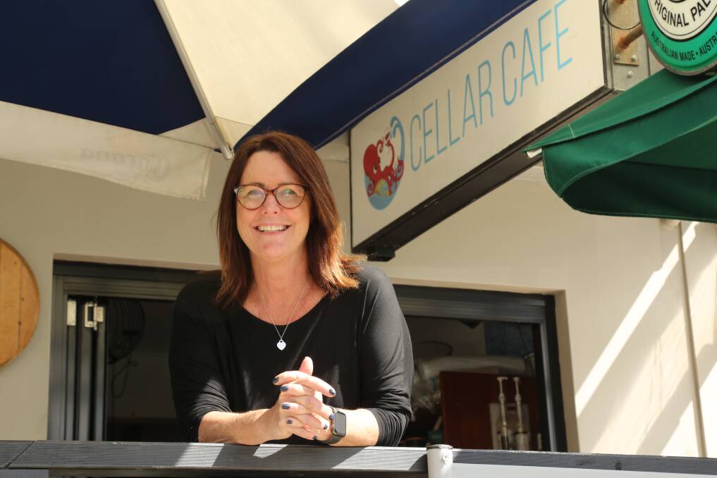 Fingal Bay Cellar Cafe owner Leah Elliott.