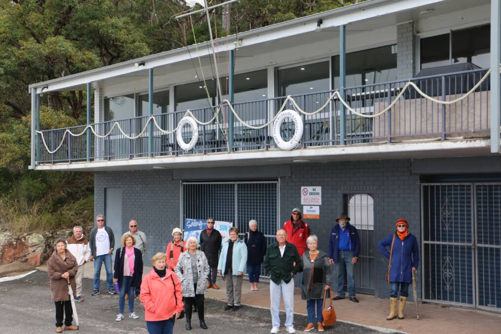 SAVE OUR CLUB: Port Stephens residents and sailing enthusiasts rally to keep the aquatic and sailing club in Salamander Bay in community hands.