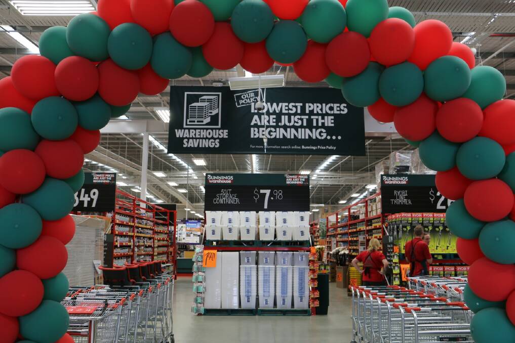 Bunnings gave the Examiner a look inside on Friday, two days ahead of it opening. Pictures: Ellie-Marie Watts