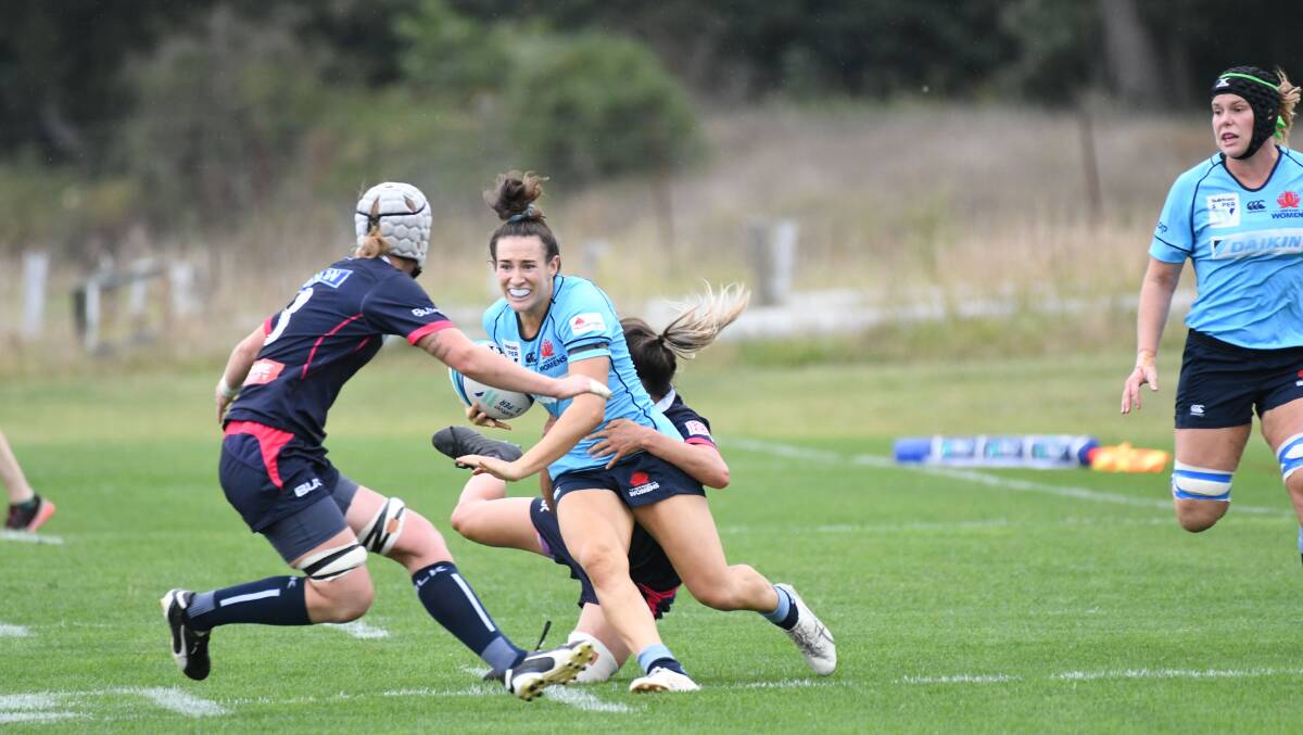 NSW Waratahs vs Melbourne Rebels in Bathurst on March 24. Pictured is Maya Stewart. Picture: CHRIS SEABROOK