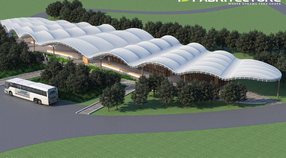 Concept plans for the Birubi Information Centre. 