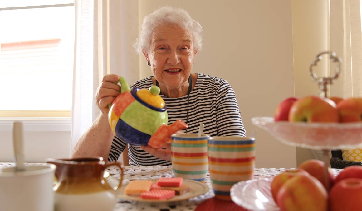 CUPPA TIME: Raymond Terrace resident Elma Spaull is calling on mature ladies in the area to join her for a tea or coffee and a chat. Picture: Ellie-Marie Watts