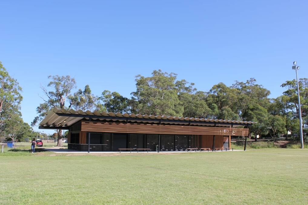 The new-look Medowie Marauders clubhouse. Pictures: Port Stephens Council
