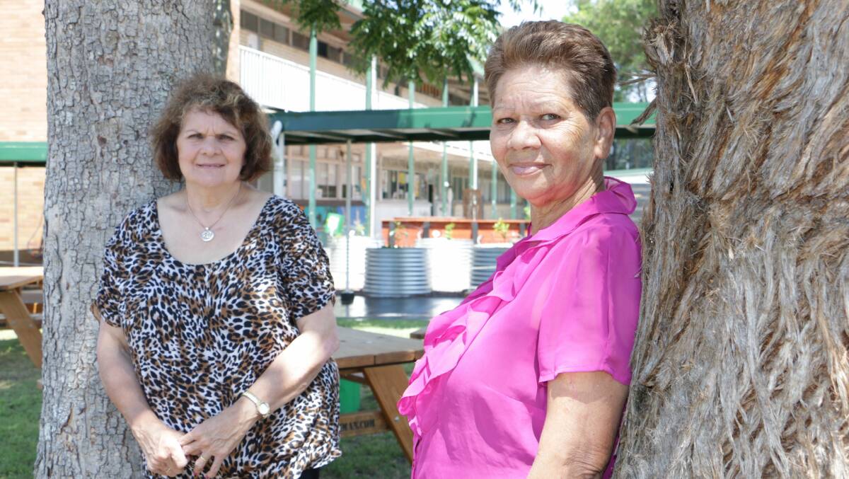 Sisters Judy West and Margaret Beaven. A short film starring Ms Beaven, a Worimi elder, will screen as part of the Port Stephens Special Film Screening in Raymond Terrace on October 27.