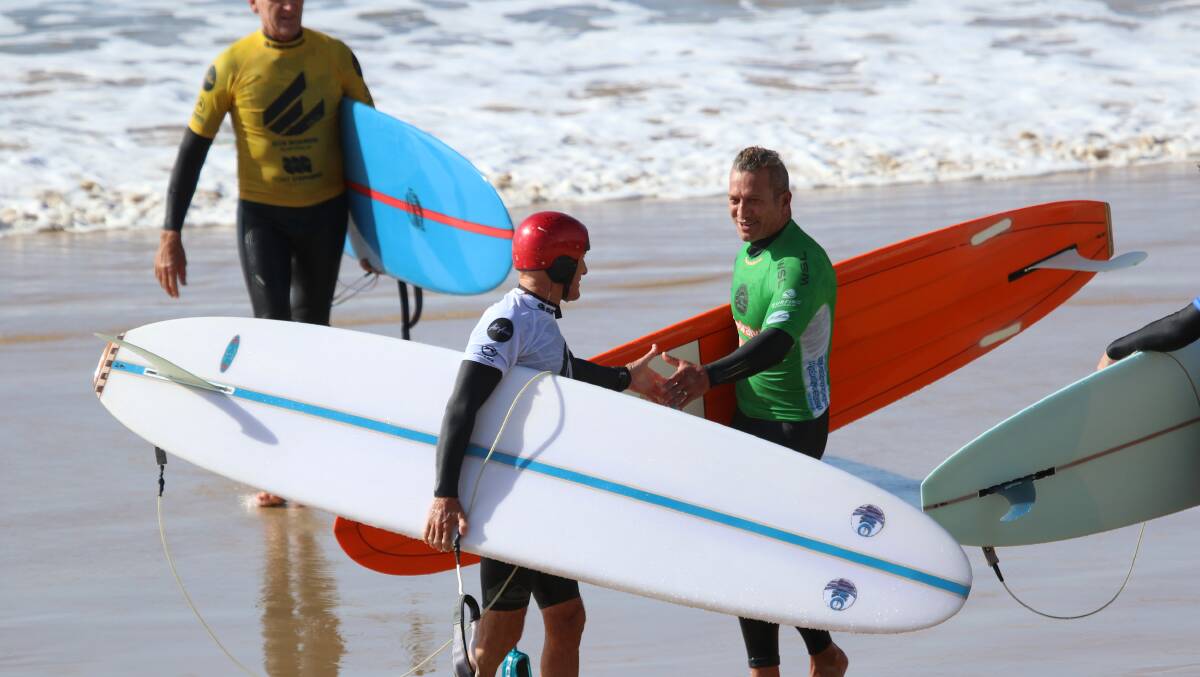 Day two of the NSW Longboard Titles at One Mile Beach on Wednesday. Pictures: Terry Day / Surfing NSW 