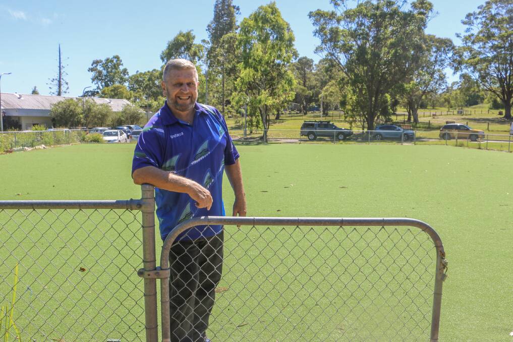 CONVERSION: West ward councillor Peter Kafer has support to transform the croquet court in Boomerang Park, Raymond Terrace into a basketball and multi-purpose complex.