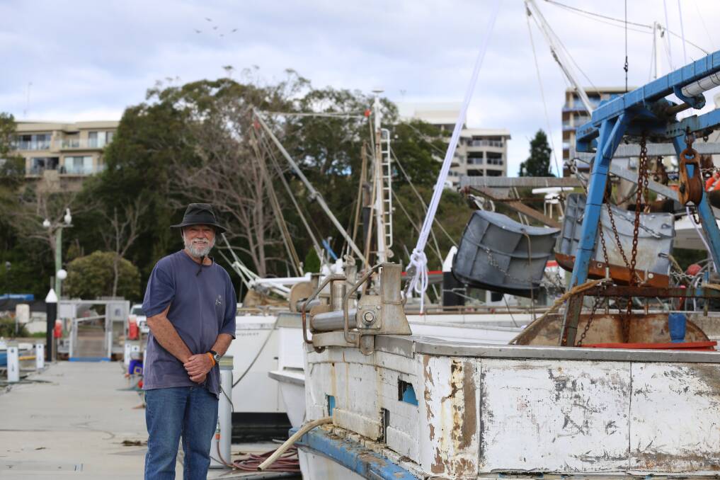 DROUGHT RELIEF: Port Stephens fishing identity John "Stinker" Clarke believes coastal shires should adopt bush towns to support them in times of need.