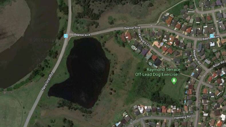 Where the affected water at Newline Road and Beaton Avenue is located. Picture: Google Maps