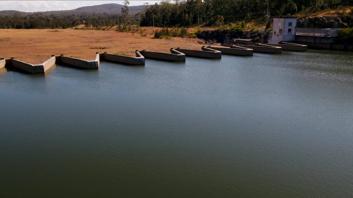 Grahamstown Dam, the Lower Hunter region's largest drinking water source. 