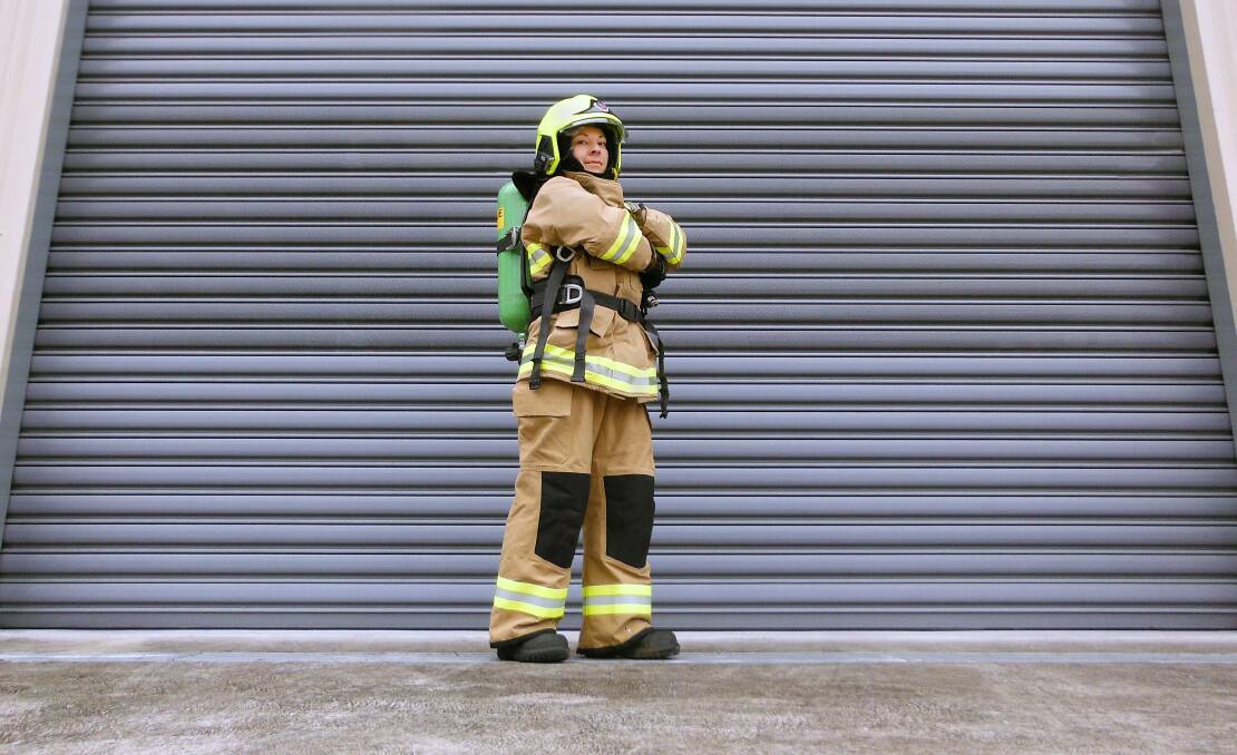 SUPPORT FOR MND: Raymond Terrace firefighter Isabel Rios is taking part in the Fire Fighters Climb for Motor Neurone Disease on October 14.