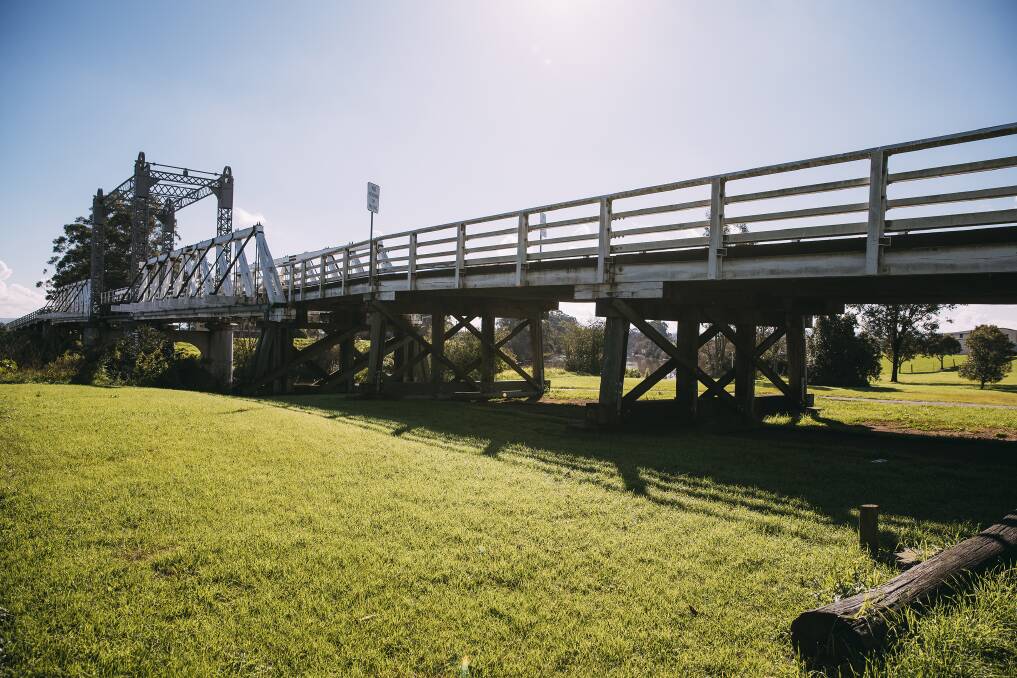 Hinton Bridge is one of only three lift bridges in the region originally designed to allow river steamers to travel the Hunter River.