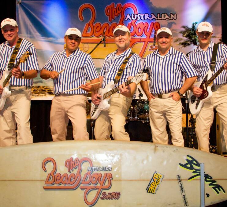 ENTERTAINING: The Australian Beach Boys Show is heading to Soldiers Point Bowling Club on August 19. Tickets cost $20 per person, available from the club.