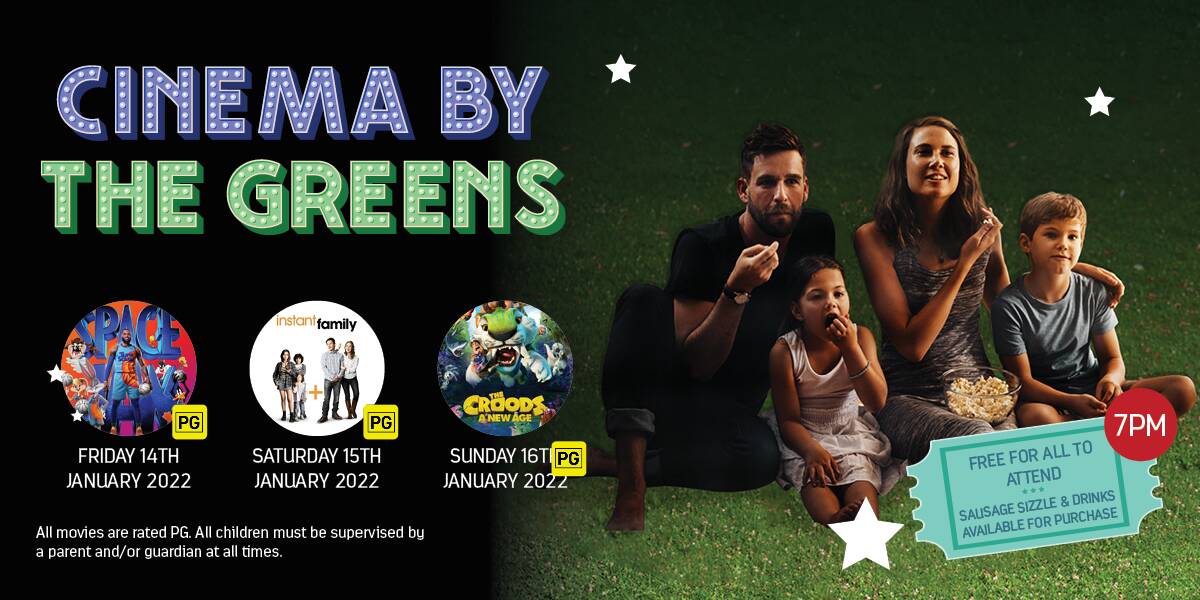 Outdoor cinema by the greens