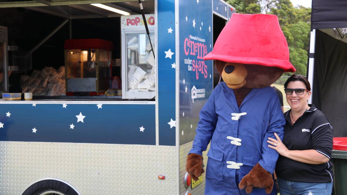 Paddingon Bear made an appearance at Nelson Bay's Cinema Under the Stars event on Friday, January 11.