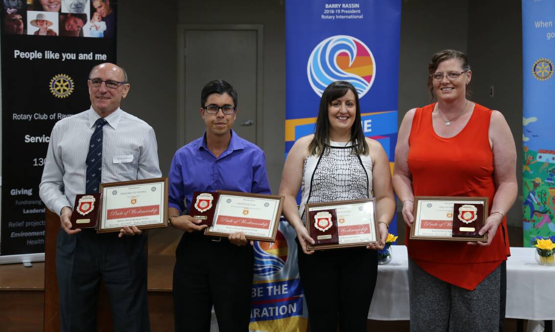 Pictures from the Raymond Terrace Rotary Pride of Workmanship Awards, presented on Monday, April 8. Pictures: Ellie-Marie Watts