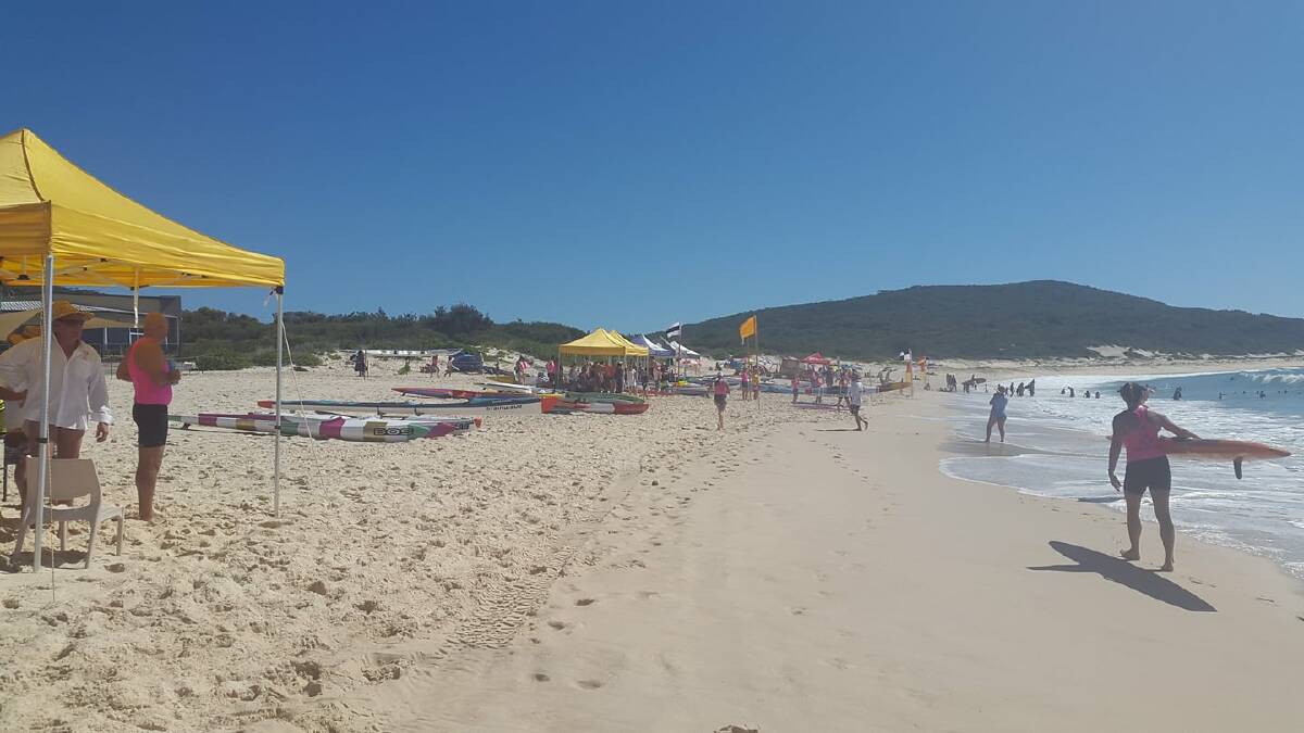 Masters carnival at Fingal Beach SLSC on Saturday. Picture: Facebook/Susie Anderson