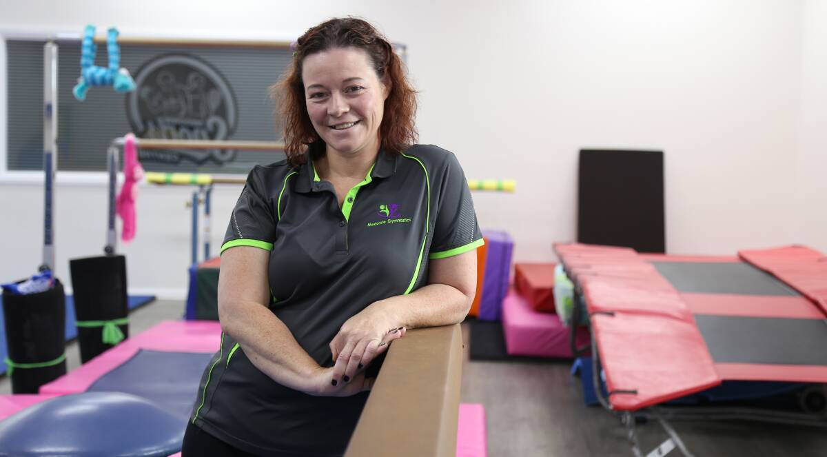 PROUD: Medowie Gymnastics owner and coach Sherrie De'King. Medowie is a Gymnastics NSW 2018 Small Club of the Year nominee. Picture: Ellie-Marie Watts