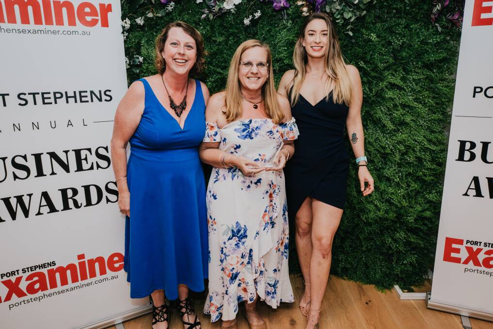 Winners category 27. Legal Service. Sawyers and Levonpera Licensed Property Conveyancers. Nicole Whipps, Kylie Anderson and Karlee Bell.