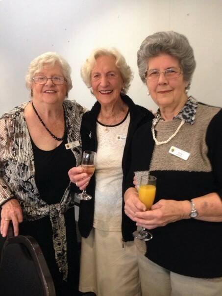 Judy Papas, Margaret Estreich and Rita Harvey at the 6th annual Ladies Luscious Lunch.