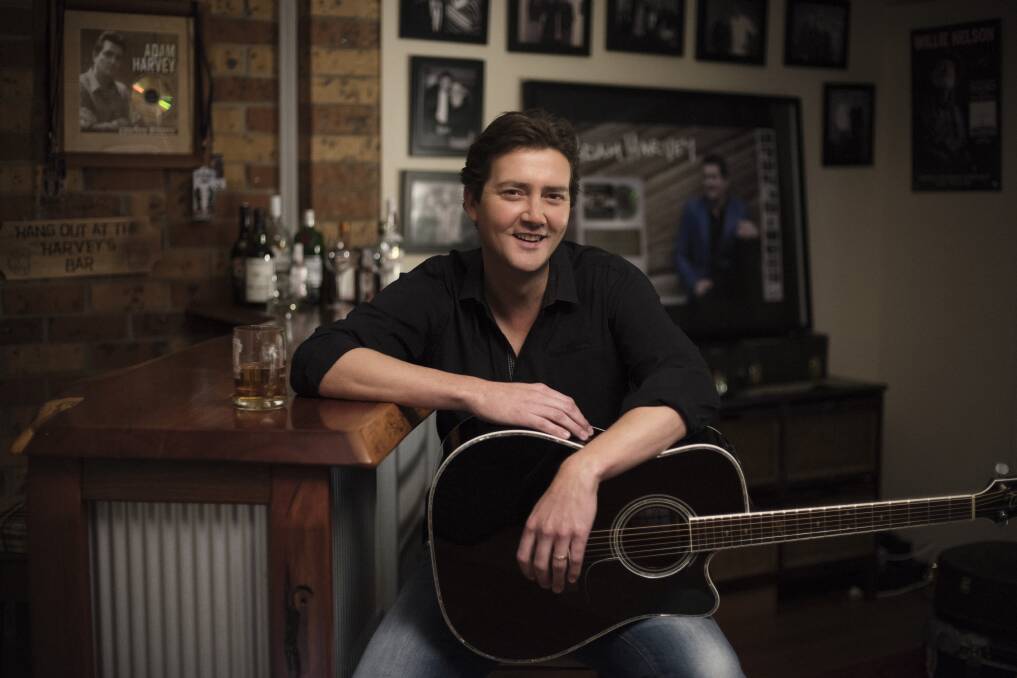 SING IT: Adam Harvey will tour The Nashville Tapes to Nelson Bay on June 8  as part of the Bluewater Country Music Festival.