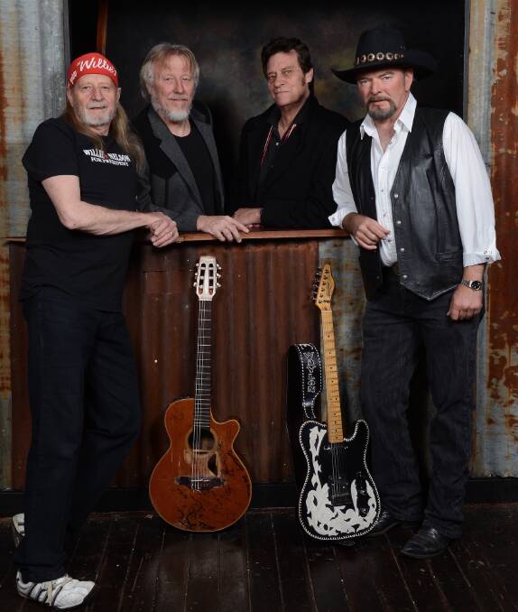 HOMAGE TO THE STARS: The 4 Highwaymen tribute act will return to Soldiers Point Bowling Club on June 9 for the country music weekend.