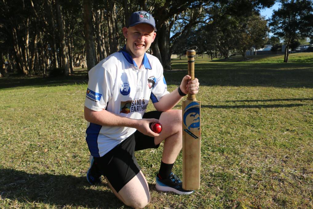 Nelson Bay Cricket Club's Bryce Causley. The club is now recruiting for summer.