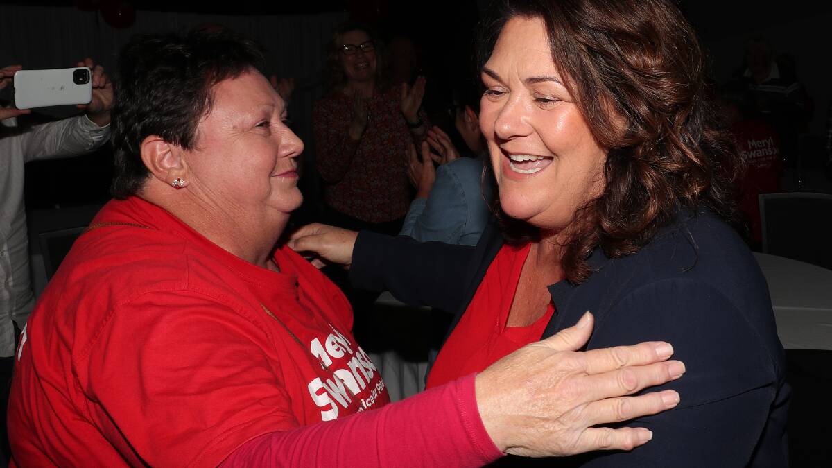 Photos from around the voting booths in Port Stephens on Election Day (May 21) and Meryl Swanson's victory party in Maitland.