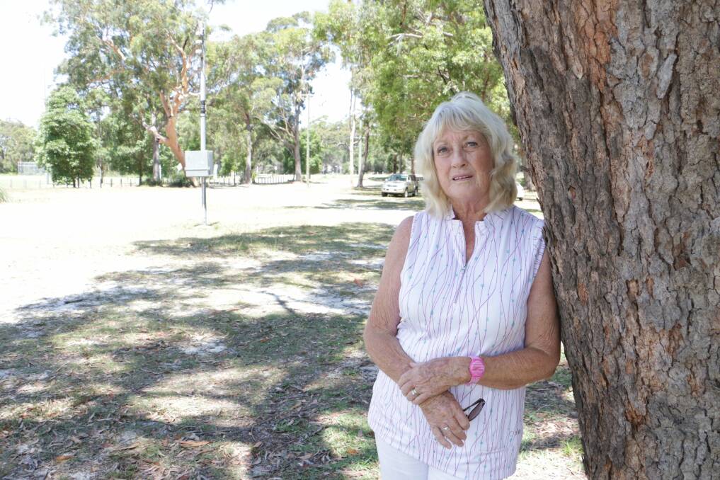 NEW LOCATION: Norma Hocking at Tomaree Sports Complex where Tomaree Markets were held for 25 years. The markets are now being held in Neil Carroll Park.