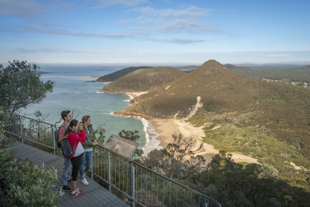The Tomaree Coastal Walk will extend from Tomaree Head to Birubi Point when completed. Picture - NSW Planning and Environment.