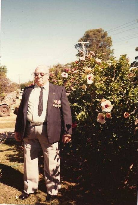 WWII veteran Col Booth lived Shoal Bay and Nelson Bay 1967 to 1989. Image submitted by his daughter Katrina Kittel.