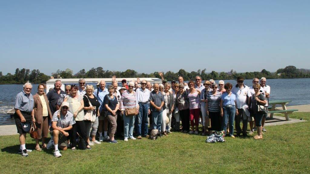 A total of 48 Nelson Bay Probus Club members and wives took part in the Manning River cruise trip on November 1.